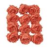 Peony Silk Flower Head, 5.5cm - Orange