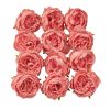 Peony Silk Flower Head, 5.5cm - Dark Pink