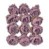 Peony Silk Flower Head, 5.5cm - Purple