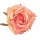 Rose Silk Flower Head, 8cm - Orange