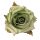 Rose Silk Flower Head, 8cm - Green