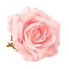 Rose Silk Flower Head, 8cm - Light Pink