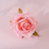 Rose Silk Flower Head, 8cm - Light Pink