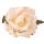 Rose Silk Flower Head, 8cm - Champagne