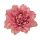 Dahlia Silk Flower Head, 8cm - Pink