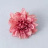 Dahlia Silk Flower Head, 8cm - Pink