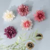 Dahlia Silk Flower Head, 8cm - Pink