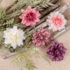 Dahlia Silk Flower Head, 8cm - Pink