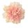 Dahlia Silk Flower Head, 8cm - Light Pink