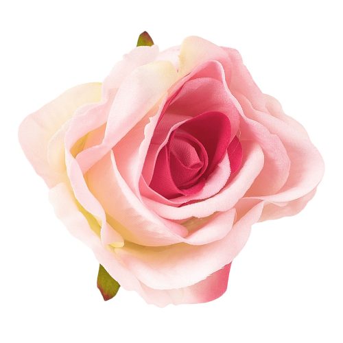 Velvet Rose Head, 8cm - Rose Pink