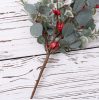 Jingle Winter Branch with Leaves and Berries, 49cm Tall