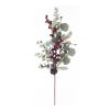 Winter Branch with Pine, Eucalyptus, Berries, and Pinecone, 67cm Tall