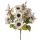 Sunflower Silk Flower Bouquet, Height: 42cm, Flower Head Diameter: 9cm - White