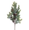 Pine Branch Pick with Pinecones, Height: 46cm