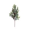 Pine Branch Pick with Pinecones, Height: 46cm