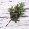 Pine Branch Pick with Pinecones, Height: 46cm