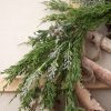 Hanging Winter Artificial Plant with Pinecones, 150cm Long