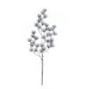 Metallic Decorative Branch, Height: 44cm - Silver