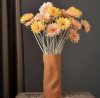 Gerbera Silk Flower Stem, Height: 55cm, Flower Head Diameter: 10cm - Peach