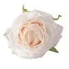 Rose Silk Flower Head, 7.5cm - Cream
