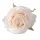 Rose Silk Flower Head, 7.5cm - Cream