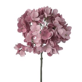   Hortenzia selyemvirág szál, 35cm magas - Sötét rózsaszín