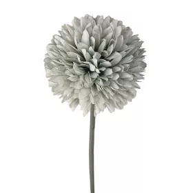 Krizantém selyemvirág szál, 29cm magas - Zöld