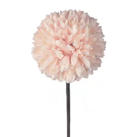 Krizantém selyemvirág szál, 29cm magas - Pezsgő