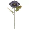 Napraforgó selyemvirág szál, 50cm magas - Kék