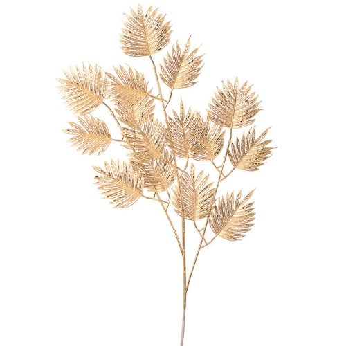 Magnólia levél 3 ágú, 67cm magas - Arany