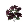 Mikulásvirág csokor, 36cm magas - Bordó