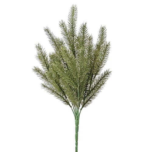 Tűlevelű dekorág, 41cm magas - Sötétzöld