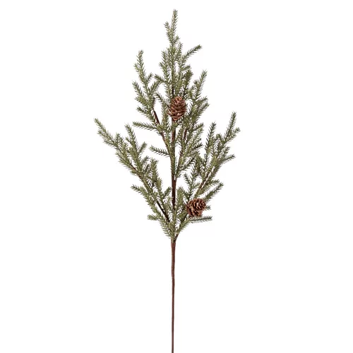 Kis tobozos fenyőág, 49cm magas - Zöld