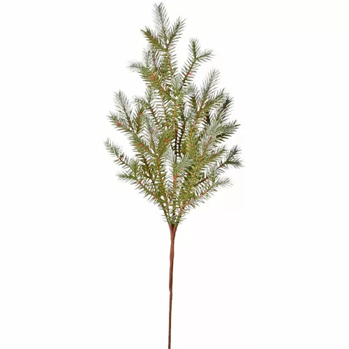 Vörös fenyőtű ág, 67cm magas - Zöld