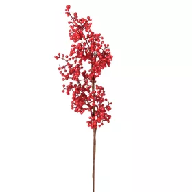 Piros bogyós ág, 42cm magas