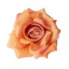 Rózsa selyemvirág fej, 8cm - Pezsgő