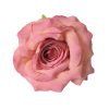 Rózsa selyemvirág fej, 8cm - Sötét rózsaszín