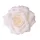 Rózsa selyemvirág fej, 8cm - Ekrü