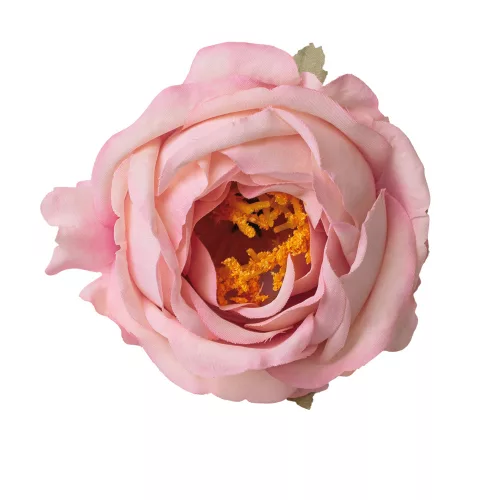 Peony Silk Flower Head, 10cm - Light Pink