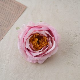 Peonia selyemvirág fej, 10cm -  Világos rózsaszín