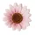 Sunflower Silk Flower Head, 10cm - Light Pink