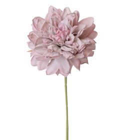 Dália selyemvirág szál, 28.5cm magas - Lila