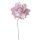 Gardenia polifoam szál, drótos szárral, 24cm magas - Világoslila