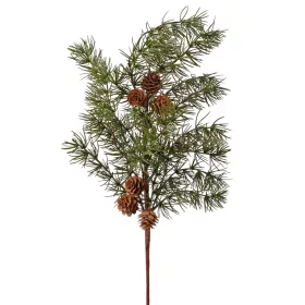Téli dekorág fenyővel és tobozzal, 53 cm magas