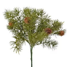 Fenyőtűs, tobozos téli dekorág, 5 ágú, 37 cm magas