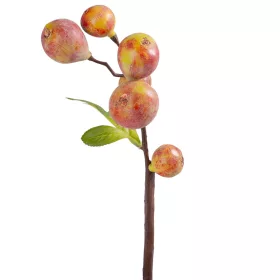 Füge ág, 39cm magas - Zöldes rózsaszín
