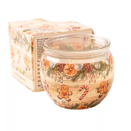 Frozen Gingerbread Jar Candle