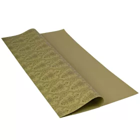   Elegant patterned wrapping decorative foil sheet 57cm x 57cm, 20 pcs. - Olive green