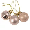 12-piece 2.5cm Christmas Ball Set - Champagne