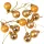 12-piece 2.5cm Christmas Ball Set - Gold